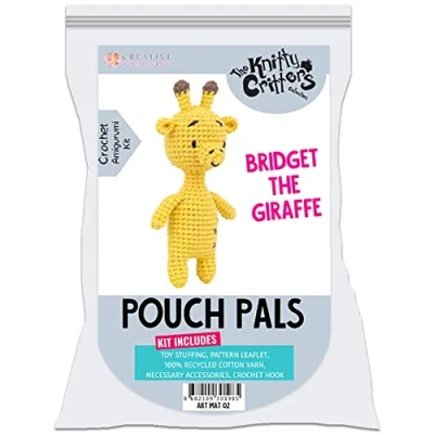 Image de Knitty Critters The Pouch Pals Bridget Giraffe