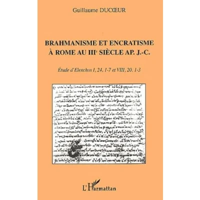Image de Brahmanisme et encratisme a rome au iiie siecle ap. jc