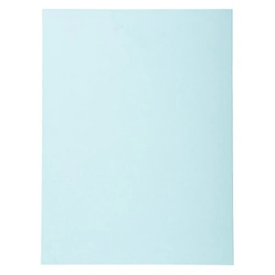 Image de Exacompta Réf. 420006E Paquet de 100 chemises semi rigides Forever® 170 g/m2 100% recyclées et certifiées Ange bleu dimensions 24 x 32 cm pour format A4 couleur clair