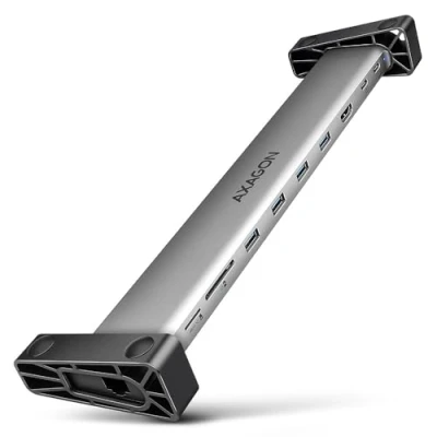 Image de Hub Multiport AXAGON HMC 10HLS 4x USB A, 2x C, HDMI 4K/60Hz, RJ 45, SD/microSD, PD 100W