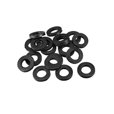 Image de sourcing map 20pcs Rondelle Plate Caoutchouc Joint étanchéité Entretoise Ronde Métrique Isolation M10 x 20mm 3mm