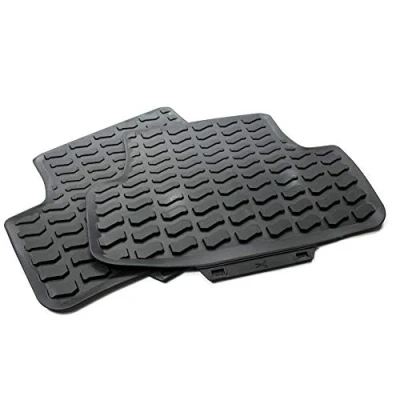 Image de Audi Original Q2 Tapis de Sol en Caoutchouc 2 pièces Toutes Saisons arrière Noir 81 a061511 041