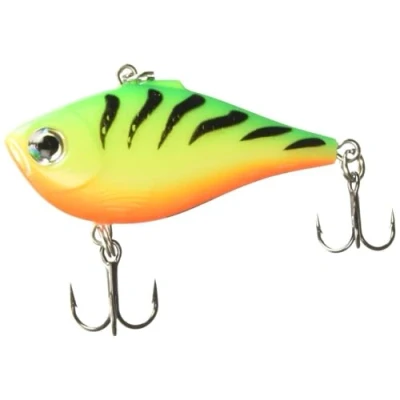 Image de Rapala Leurre de Pêche Rippin’ Rap Matériel Corps Fin et sans Bavette d&#039;eau Douce Profondeur Nage Variable 7cm / 24g Fabriqué en Estonie Firetiger Adulte Unisexe, Multicolore, Standard