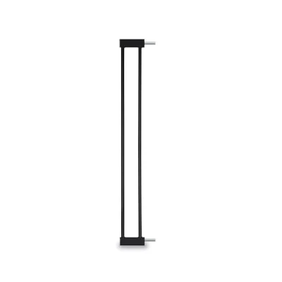 Image de hauck Extension 9 cm pour Barrière de Securité Enfant par ex. Modèle Autoclose 2, Rallonge Sans Perçage, Fixation Pression Métal Noir
