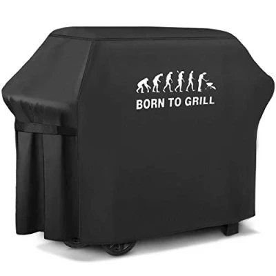 Image de Ferocity Housse Le Grill Couverture de Girl Bâche Protection Couvercle avec Sac Rangement pour Patio Jardin Née À Large 165 cm x 118 60 [084]