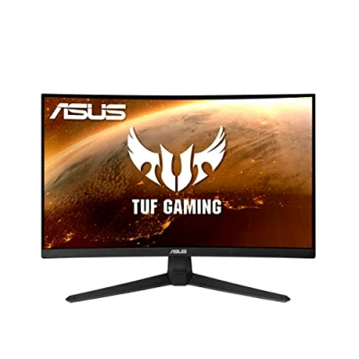Image de ASUS TUF gaming VG24VQ1B Moniteur incurvé 23.8 pouces Full HD (1920x1080), 165Hz (au dessus de 144Hz), Extreme Low Motion Blur, Adaptive sync, FreeSync Premium, 1ms (MPRT)