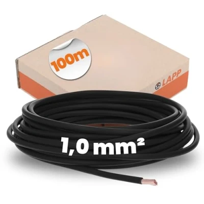 Image de Lapp Câble PVC H05V K 1 x mm² 100 m Noir