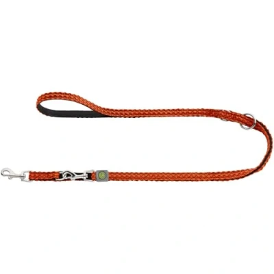 Image de HUNTER Hilo Comfort Harnais pour Petit Chien avec Maille et éléments réfléchissants Orange 1,5 x 200 cm