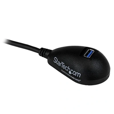 Image de Rallonge USB 3.0 A vers de 1,5 m sur socle STARTECH USB3SEXT5DKB Connecteur droit Garantie à vie