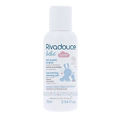 Image de Rivadouce Bébé Gel Lavant Surgras Non Parfumé Bio 75 ml