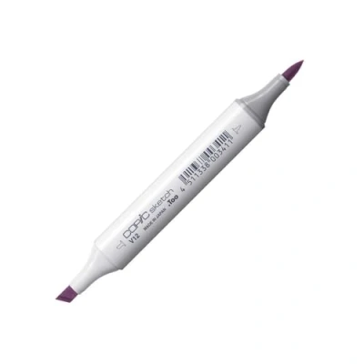 Image de COPIC Sketch V12, Pale Lilac, Twin Marker avec Une Pointe mi Large et Brush