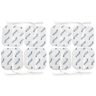 Image de 8 électrodes compatibles avec électrostimulateurs CEFAR COMPEX WIRE électrostimulation TENS et EMS axion
