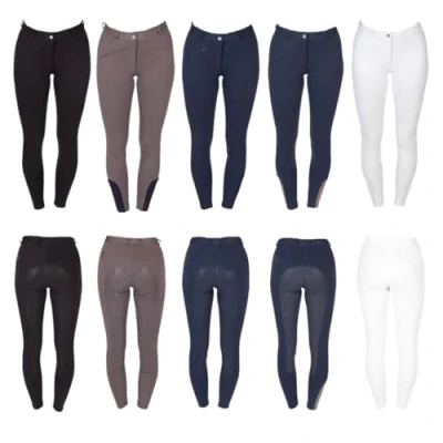 Image de PFIFF Sanja Culotte d&#039;équitation en Silicone pour Enfant Noir 152
