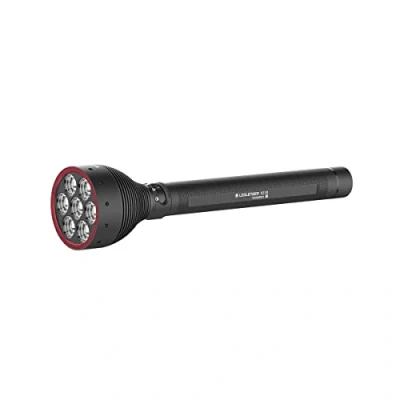 Image de Lampe de poche LED solide Ledlenser X21R, projecteur, rechargeable batterie lithium LiFePO, 5000 lumens, X Lens Technology, portée 800 m, système charge aimanté et support mural
