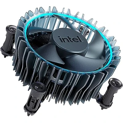 Image de Intel Laminar RM1 Processeur Refroidisseur d&#039;air Noir, Bleu Neuf
