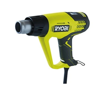 Image de RYOBI Décapeur thermique 2 000 W températures 50 / 650C affichage LCD En coffret avec 1 grattoir et 4 buses EHG2020LCD