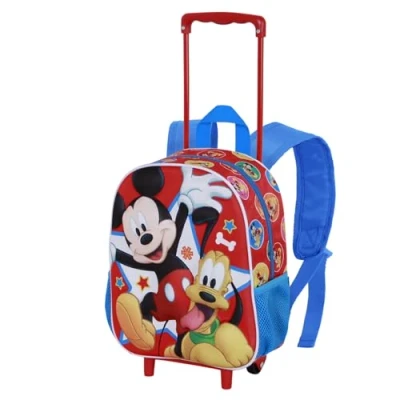 Image de Karactermania Disney Mickey mouse STAR Small WITH Wheels Valise à roulettes pour enfants, Taille: One Size, multicolour