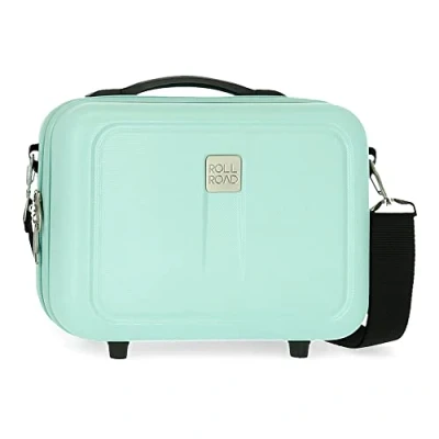 Image de Roll Road Camboya Trousse de Toilette Ajustable avec Sac à Bandoulière Vert 29 x 21 15 cm Rigide ABS 9,14 L