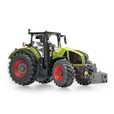 Image de WIKING 077863 Claas Axion 950 Modèle réduit de Tracteur, 1:32, métal/plastique, à partir 14 ans, Multiples Fonctions, avec poids l&#039;avant, Capot ouvrable