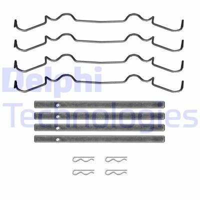 Image de DELPHI LX0722 Kit d&#039;accessoires, plaquette de frein à disque IVECO: Daily 4 Kasten/Kombi, 4, 6