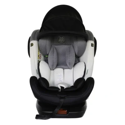 Image de ZELI Siège auto évolutif i Size 360 enfants de 40 à 150 cm 0 36 kg Isofix Top Tether Gris sans canopy