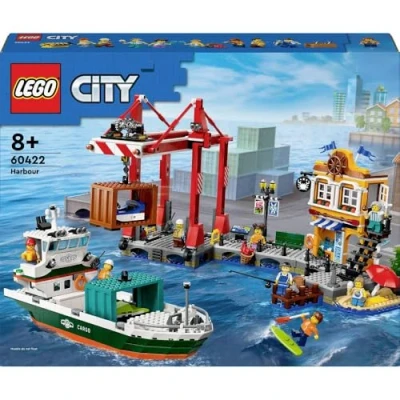 Image de LEGO le port et navire marchand