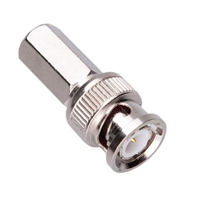 Image de Keple BNC CCTV Twist On Steckverbinder mit Messing Mittelstift RG59 / RG62 Koaxialkabel Installieren Sie den SDI Adapter für die Überwachungskamera DVI DAB CB Radioantenne Koaxialstecker
