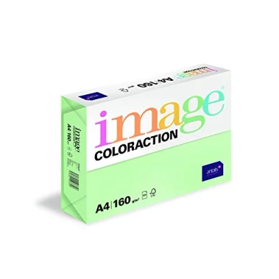 Image de Image Coloraction Papier de couleur Vert Forest 160 g/m² A4 Ramette 250 feuilles