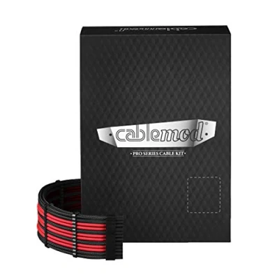 Image de Cablemod CM PRTS FKIT NKKR R câble d&#039;alimentation Interne Noir/Rouge