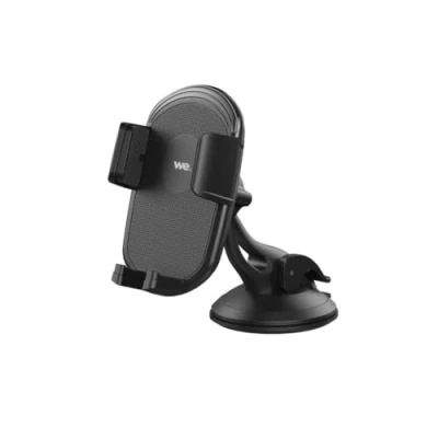 Image de WE Support voiture universel pour smartphones : Fixation ventouse tableau de bord 4&#039;&#039; à 6.7&#039;&#039; Système pince avec 3 points maintiens Rotatif 360 Neuf