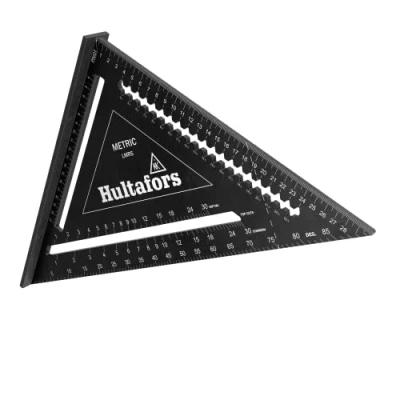 Image de Équerre 5 en 1 300mm I Hultafors de charpentier 300m, usinage CNC l’aluminium adaptée au marquage, à la mesure et traçage Avec table conversion 257040