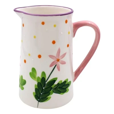Image de Lesser &amp; Pavey Lynsey Johnstone Cosmos Carafe pour tous les types de cuisine en céramique une utilisation multiple dans la Belle lait ou crème un