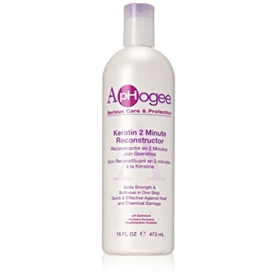 Image de Aphogee Keratin Soins Reconstituant En 2 Minutes , 473 Ml (Lot De 1)
