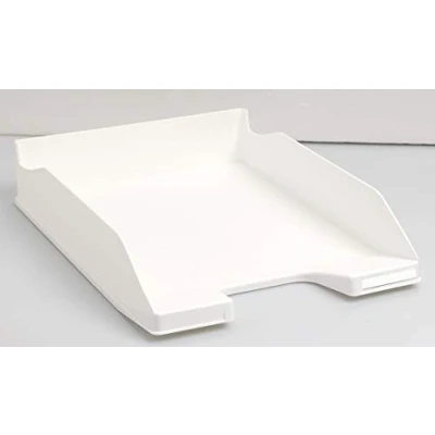 Image de Exacompta Réf. 11313D Lot de 6 corbeilles à courrier COMBO MIDI dimensions utiles 34 x 25 6,5 cm pour documents au format A4 + couleur blanc