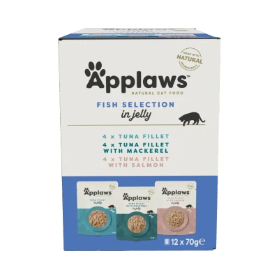 Image de Applaws Quick serve Gelee Multipack Variété de poisson 12 x 70 gr.