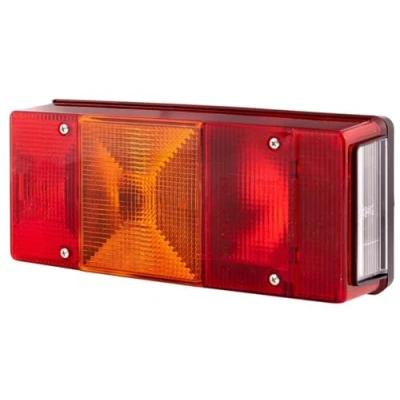 Image de HELLA Feu arrière Illumination 12V Montage en saillie ECE Couleur du voyant: rouge/jaune Fiche: Fiche plate gauche Quantité: 1 2VB 007 547 171