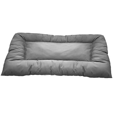 Image de CROCI Revenant Voyage, Panier pour chien, Lit mémoire de forme en mousse, Matelas ergonomique avec housse lavable, Coussin imperméable, Format XL 111x73, Gris