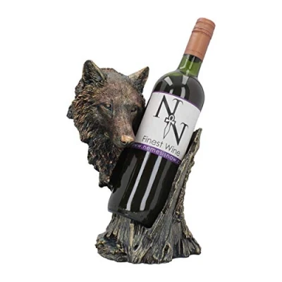 Image de Nemesis Now Call of The Wine Porte Bouteille en résine 31 cm Bronze Taille Unique