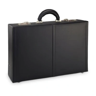 Image de Monolith 41350MN Malette Attaché Case avec Verrou à Code Base Extensible, Longueur 47 cm, Noir