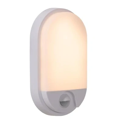 Image de Lucide Hups IR applique murale extérieure avec détecteur 11,9 x 4,5 21,2 cm 10W LED incl. IP54 blanc