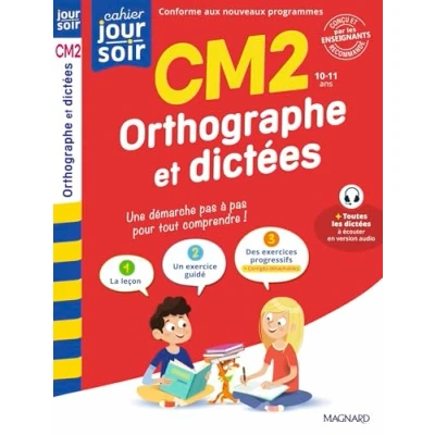 Image de Orthographe et dictées CM2 Cahier Jour Soir: Conçu recommandé par les enseignants Livre d’occasion Bon