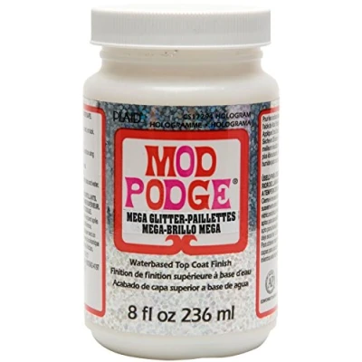 Image de Mod Podge Mega Glitter 236 ML, Paillettes hologrammes, 236ml,