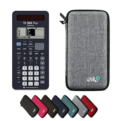 Image de CALCUSO Ensemble de Base Gris Clair avec Calculatrice TI 30X Plus Mathprint