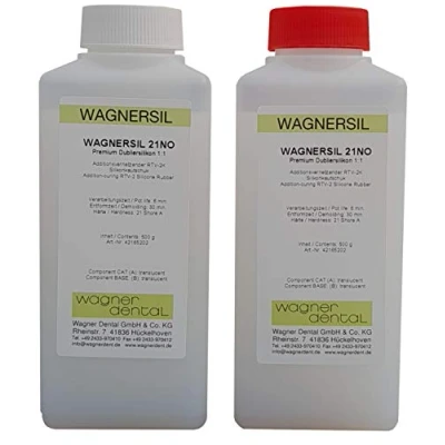 Image de Wagnersil 21 NO Caoutchouc de Silicone translucide duplication (souple) 1 kg