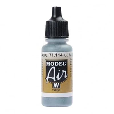 Image de Vallejo Model Air Flacon de peinture acrylique 17 ml Us Blue Grey