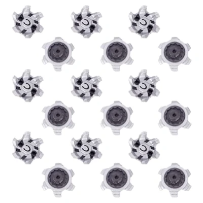 Image de HUSHUI Pointes de Chaussures Golf, Golf 18 pièces pour Goujons Souples en Caoutchouc Crampons Remplacement Broches