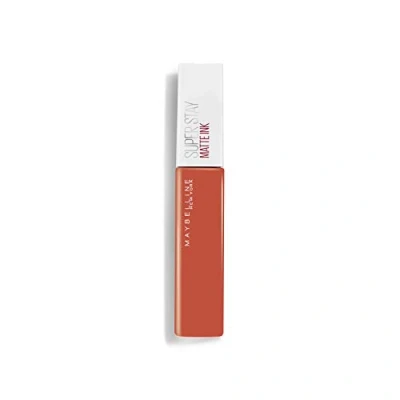 Image de Maybelline New York Rouge à Lèvres Mat Liquide Longue Tenue Superstay Matte Ink Teinte : Self Starter (130), 5 ml