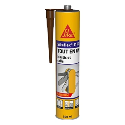 Image de SIKA 11 FC Purform Marron, Mastic, joint et collage multi usages, mastic colle supports, intérieur extérieur (sikaflex FC+), 300ml