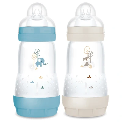 Image de Mam Biberon Easy Start / Anti Colique 260ml Océan + Sable Tétine Débit 2 X2