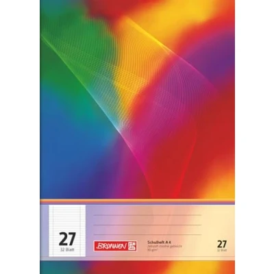 Image de Brunnen 104432702 Cahier A4 32 feuilles lignées avec marge style 27